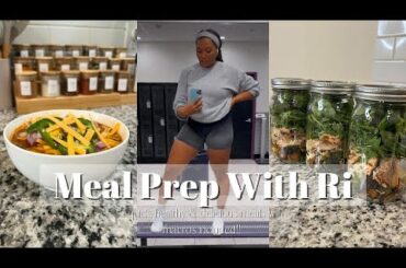 MEAL PREP WITH RI || 2 Quick, Easy & Healthy Meals that Taste Great || Macros Included