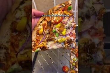 Easy Delicious Healthy Pizza, perfect for Weight loss! #shorts