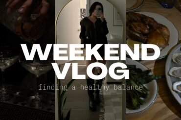 weekend vlog: events, girls night out, healthy recipes + new running plan!