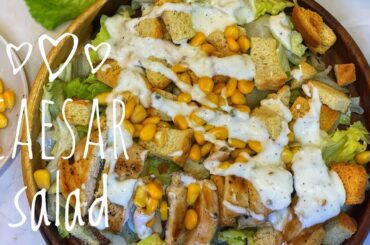 how to make grilled chicken caesar salad | healthy Recipe