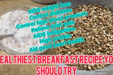 healthy breakfast recipe for diabetic n cholesterol patients @waradanish