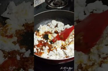 Paneer bhurji | Tiffin recipes #shorts #lunchboxideas #lunchbox #ashortaday #tiffin #lunchideas#kids