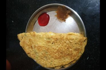 low oil healthy wheat flour breakfast.... #wheatfour recipe.    #atte ka chilla