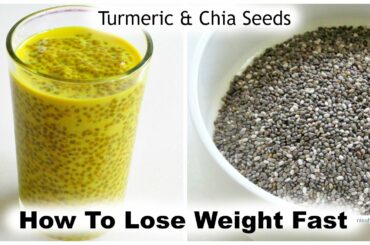 How To Lose Weight Fast With Turmeric & Chia Seeds - 5 kg - Golden Milk Chia Pudding - Turmeric Milk