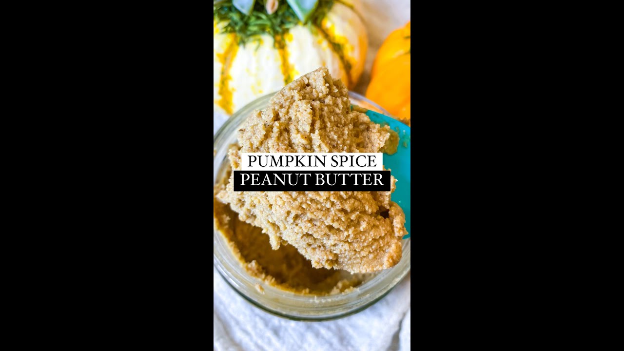 Pumpkin Spice Peanut Butter (quick + easy) #shorts #pumpkinspice Pumpkin Spice Peanut Butter (quick + easy) #shorts #pumpkinspice