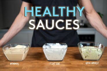 3 Types of Low Calorie Dips made with Greek Yogurt | Anabolic High Protein Dipping sauce recipes
