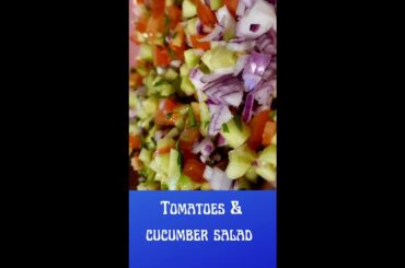 Tomato & Cucumber Salad Recipe | Healthy Meal for Your Day