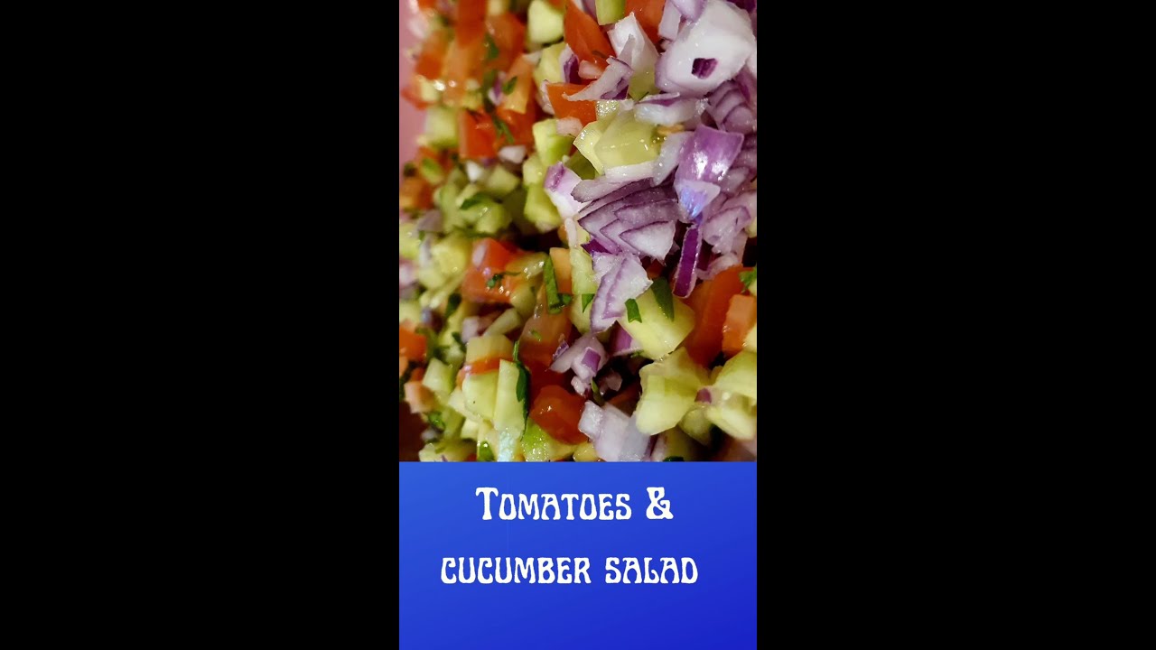 Tomato & Cucumber Salad Recipe | Healthy Meal for Your Day Tomato & Cucumber Salad Recipe | Healthy Meal for Your Day