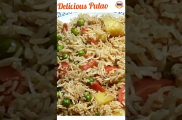 Mix Vegetable Pulao recipe by  Salt & Pepper | mix sabzi pulao | Allo Matar Gajar wale Chawal#shorts