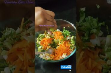 Healthy midday snack | tangy cucumber salad Indian salad dressing | weightloss recipe