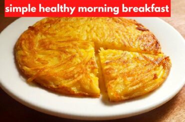 potato omelette recipe | simple healthy breakfast ideas | potato egg recipes breakfast