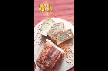 Red lentil bread | Vegan gluten free bread