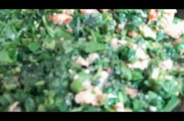 So yummy n delicious. Fenugreek n Spinach Leaves with chicken recipe. You never eat this before.