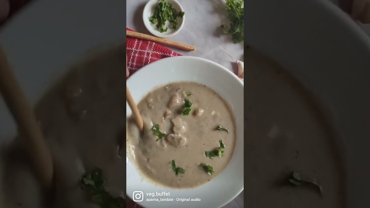 Mushroom Soup Without Cream { Healthy, Vegetarian, Low-Calorie} Mushroom Soup Without Cream { Healthy, Vegetarian, Low-Calorie}