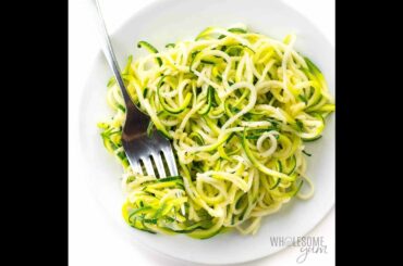 Zucchini Spaghetti/Low Carb Meal/Healthy Recipe #keto#shorts#shortsvideo#shortsvideoviral