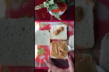 Peanut butter & banana sandwich recipe | Breakfast Recipe | #shorts #ytshorts #breakfast