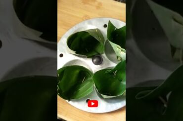 Mix Dal Idli in banana leaves/healthy breakfast recipe/High Protein recipe #shorts