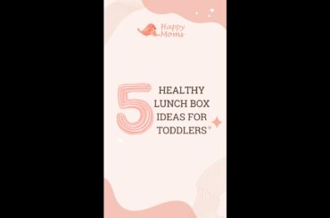 5 Healthy Lunch Box ideas for toddlers