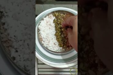 poha green moongudal jaggery healthy breakfast recipe#shorts