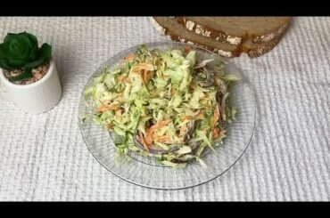 Salad! Delicious and tender! Delicious dressing!Cabbage salad recipes!