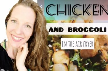 Chicken And Broccoli in the air fryer | Keto Air Fryer Recipes | Healthy Recipes