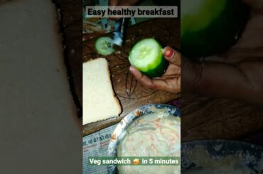 Easy healthy breakfast #foodie #shorts #kanpur #kitchen #viralshorts #ytshorts #sandwich