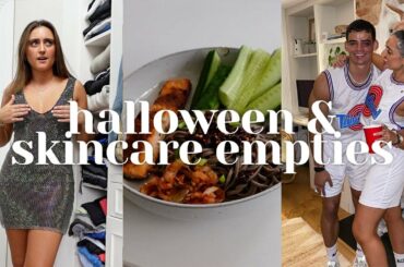 Halloween party, healthy recipes & skincare empties