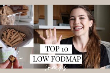 Top 10 low FODMAP & healthy snacks | What I eat with IBS
