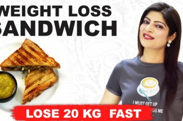 Weight Loss Sandwich Recipe In Hindi | Weight Loss Recipe|Healthy Breakfast Ideas|Dr.Shikha Singh
