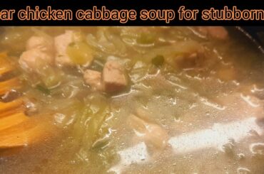Soup | Cabbage Diet Soup For Weight Loss  | Clear Chicken Vegetable Soup Recipe | @Amarah's Kitchen