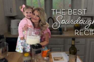 The MOST delicious SOURDOUGH bread recipe...