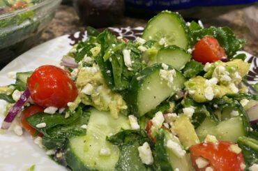 How to make Cucumber Feta Salad/Healthy Salad/Helps in Weight Loss/Keto Recipes
