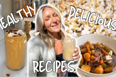 Cozy Fall day making delicious and healthy recipes! What I Eat in a Day with chronic Illness & SIBO