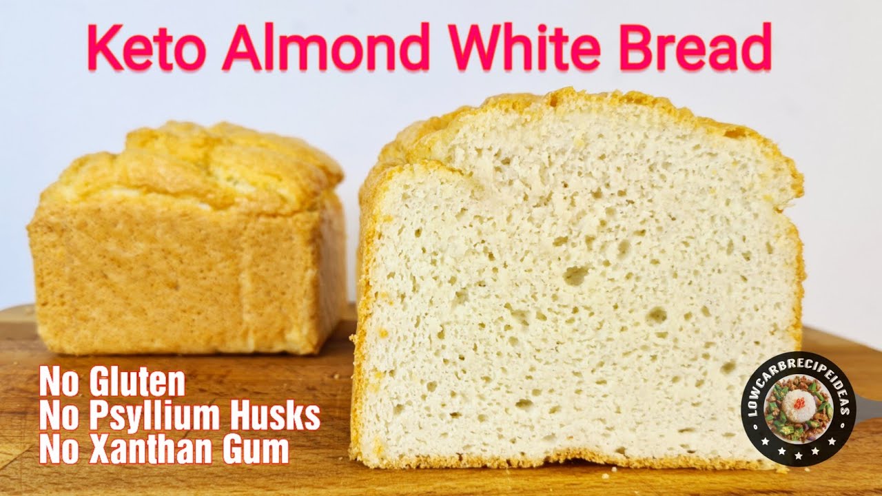 HOW TO MAKE KETO ALMOND WHITE BREAD – NO GLUTEN, PSYLLIUM HUSKS OR XANTHAN GUM ! HOW TO MAKE KETO ALMOND WHITE BREAD - NO GLUTEN, PSYLLIUM HUSKS OR XANTHAN GUM !