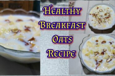 Healthy Breakfast Oats Recipe|| Oats Without Sugar|| BY (Food Lovers Club)