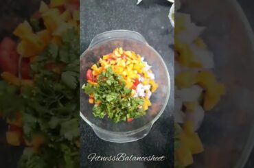 5 Minute Healthy, Colourful and Tasty Salad Recipe #healthychoices #healthycooking #viralshorts