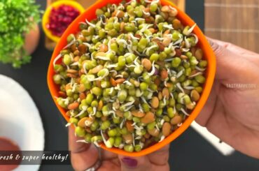 WEIGHT LOSS SALAD | Sprouts Salad Recipe | Protein Rich | Super Healthy Salad | Diet Food #Delicious