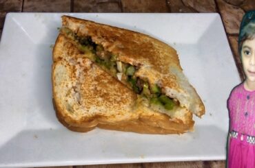 Vegetable Sandwich Recipe | Healthy & Easy Breakfast Recipe | Hurain Ka Kitchen