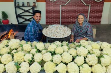 CAULIFLOWER & MUSHROOM Cooking | Crispy Mushroom 65 and CauliFlower 65 Recipe | Easy Veg Fry Recipes