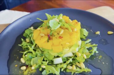 Mango Arugula Salad and Fresh Spring Rolls. 2 tasty and healthy recipes.