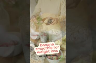 Protein Fiber Weightloss Smoothie #shorts