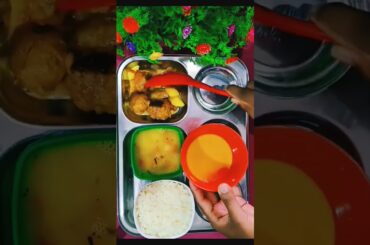 Desi Lunch box//Desi Lunch thali//Desi Lunch recipes//lunch box//#shorts #shortsfeed #lunchthali