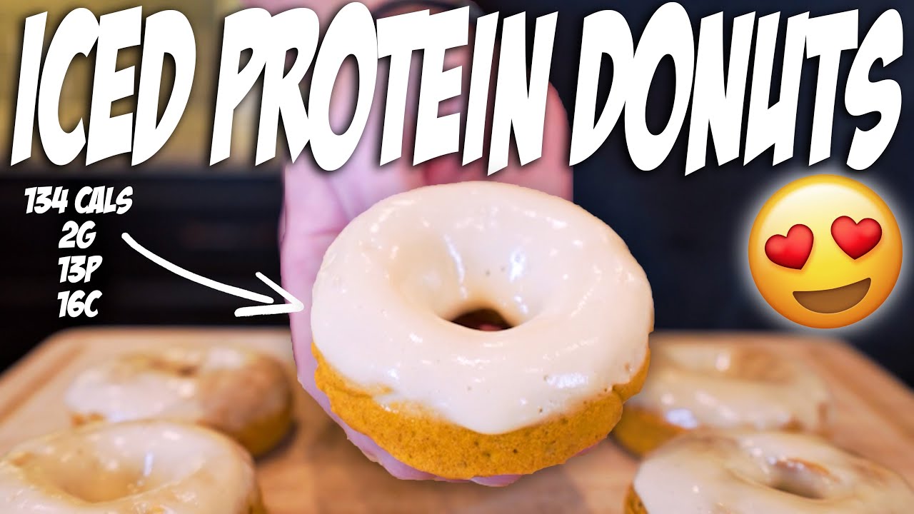 ANABOLIC ICED PUMPKIN DONUTS | Low Calorie + High Protein Donut Recipe! ANABOLIC ICED PUMPKIN DONUTS | Low Calorie + High Protein Donut Recipe!