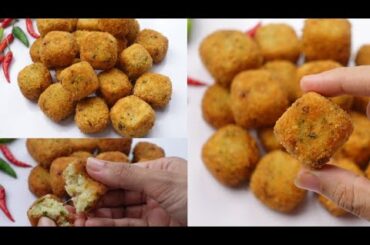 Aloo kay Crispy Bites,Easy Potato Snacks Recipe 2022 By Recipes Of The World