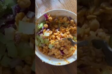 Simple and healthy Buffalo Chickpea Wrap ( #recipe found on insta at @thehealthyhophead) #shorts