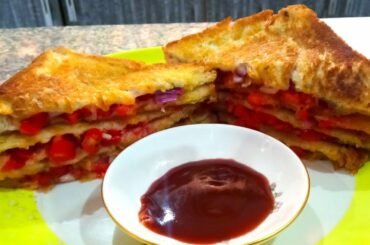 Breakfast Recipe|Sandwich Recipe|Healthy Breakfast|Less Ingredient Breakfast Recipe