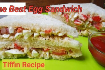 Egg Mayo Sandwich Tasty healthy breakfast and Tiffin Recipe Sandwich Recipe