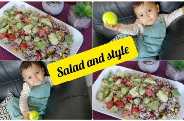 Weight loss and healthy salad /Avocado salad recipe by Shiba cooking.