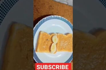 Healthy breakfast recipe only 2 mint|banana bread breakfast#trending #foodshorts #yt #shorts