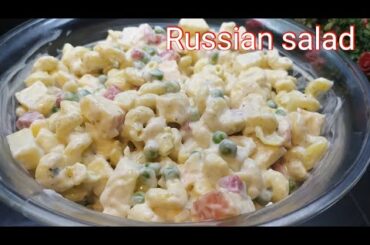 Russian salad recipe | healthy & tasty salad @saimas kitchenette